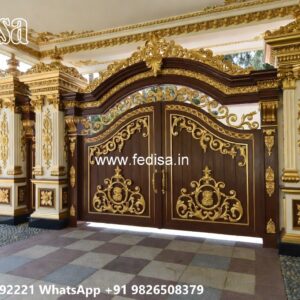 Gate Roof Design, Simple Design Of Main Gate Ms Gate Fabrication | Entrance Gates Design