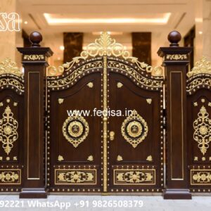 Compound Grill Design, Main Gate Single Door Iron Gate Design Ms Gate Fabrication | Entrance Gates Design