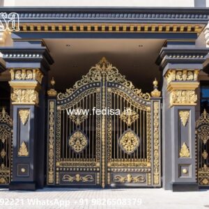 Ghar Ka Gate Ka Design, Sliding Gate Detail Design Ms Gate Fabrication | Entrance Gates Design