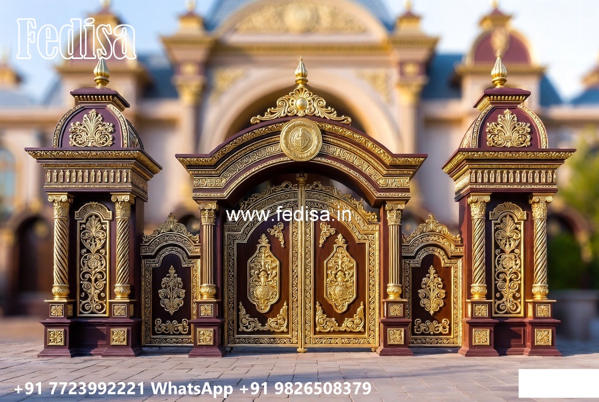 Ghar Ka Gate Ka Design, House Wall Gate Design Ms Gate Fabrication | Entrance Gates Design