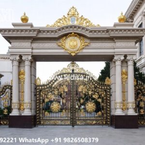 Gate Post Design, Modern Gate Wall Design Ms Gate Fabrication | Entrance Gates Design