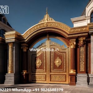Iron Main Gate Design 2027, Wrought Iron Fence Designs Ms Gate Fabrication | Entrance Gates Design