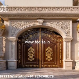 Wooden Gate Design For Home, Garage Gate Design Ms Gate Fabrication | Entrance Gates Design