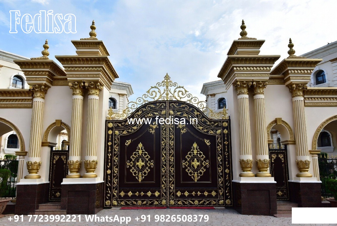 Iron Pipe Gate Design Catalogue, Simple Wooden Gate Designs Ms Gate Fabrication | Entrance Gates Design