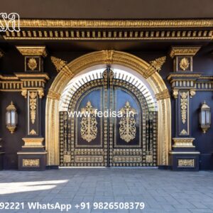 Grill Gate Colour, Gate Post Design Ms Gate Fabrication | Entrance Gates Design