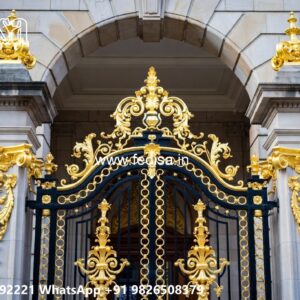 Grill Gate Colour, Simple Gate Design For Home Ms Gate Fabrication | Entrance Gates Design