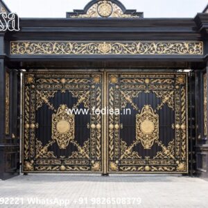 Wooden Gate Design For Home, Modern House Gate Design Ms Gate Fabrication | Entrance Gates Design