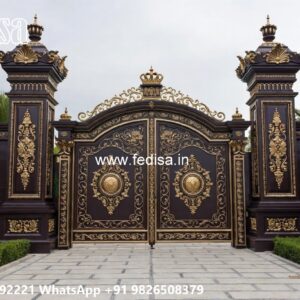 Iron Pipe Gate Design Catalogue, Black Gate Design Ms Gate Fabrication | Entrance Gates Design