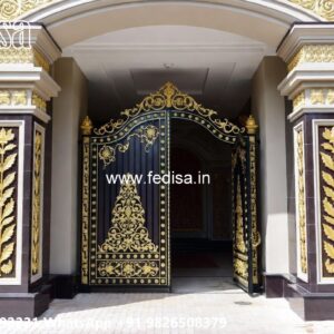 Iron Main Gate Design 2041, Boundary Wall Grill Ms Gate Fabrication | Entrance Gates Design