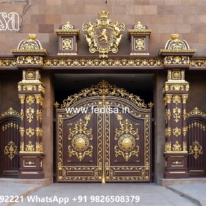 Wooden Gate Design For Home, Steel Gate Design Latest Ms Gate Fabrication | Entrance Gates Design