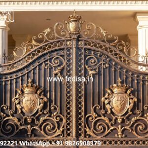 Grill Gate Colour, Swing Gate Design Ms Gate Fabrication | Entrance Gates Design
