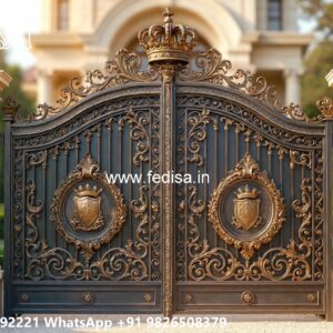 Wooden Gate Design For Home, Folding Grill Gate Design Ms Gate Fabrication | Entrance Gates Design