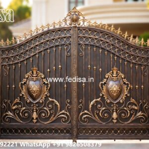 Grill Gate Colour, Outer Gate Design Ms Gate Fabrication | Entrance Gates Design