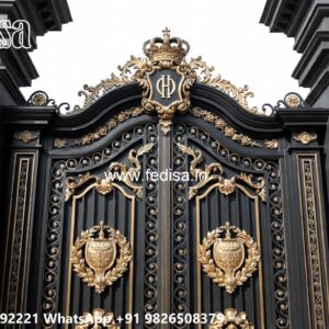 Wooden Gate Design For Home, Laser Cutting Gate Price Ms Gate Fabrication | Entrance Gates Design