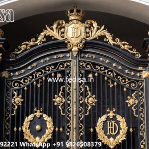 Iron Main Gate Design 2048, Main Gate Paint Design Ms Gate Fabrication | Entrance Gates Design