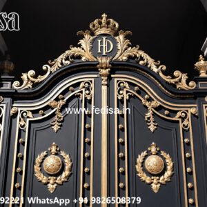 Men Gate Ke Design, Fundermax Gate Design Ms Gate Fabrication | Entrance Gates Design