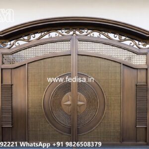 Wooden Gate Design For Home, Steel Gate Ke Design Ms Gate Fabrication | Entrance Gates Design