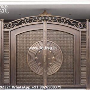 Grill Gate Colour, Steel Gate Handle Design Ms Gate Fabrication | Entrance Gates Design