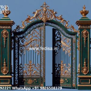 Ss Main Gate, Steel Single Gate Design Ms Gate Fabrication | Entrance Gates Design
