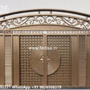 Grill Gate Colour, Traditional Gate Design Ms Gate Fabrication | Entrance Gates Design