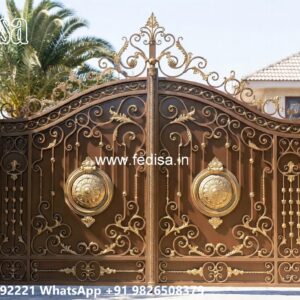 Wooden Gate Design For Home, Gate Upper Design Ms Gate Fabrication | Entrance Gates Design