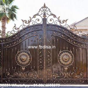 Iron Main Gate Design 2056, Sliding Main Gate Design 2026 Ms Gate Fabrication | Entrance Gates Design