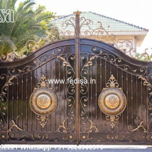 Iron Main Gate Design 2057, New Main Gate Design Ms Gate Fabrication | Entrance Gates Design