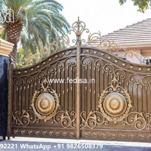 Grill Gate Colour, Ss Gate Design Single Door Ms Gate Fabrication | Entrance Gates Design