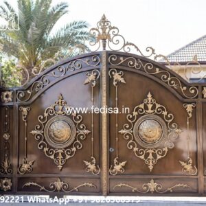 Wooden Gate Design For Home, Iron Gate Design Single Door Ms Gate Fabrication | Entrance Gates Design