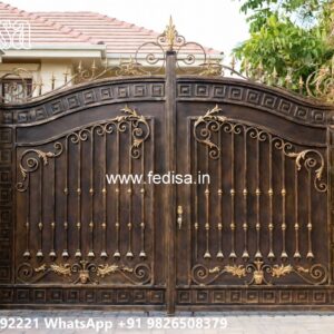 Wooden Gate Design For Home, Simple Front Gate Design Ms Gate Fabrication | Entrance Gates Design