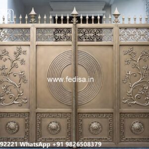 Iron Main Gate Design 2064, Iron Gate For Main Door Ms Gate Fabrication | Entrance Gates Design