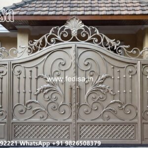 Grill Gate Colour, Wpc Gate Design Ms Gate Fabrication | Entrance Gates Design