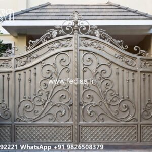 Iron Main Gate Design 2066, Makan Ke Gate Ki Design Ms Gate Fabrication | Entrance Gates Design