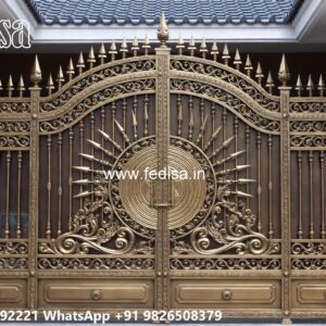 Factory Gate Design, Single Palla Gate Design Ms Gate Fabrication | Entrance Gates Design