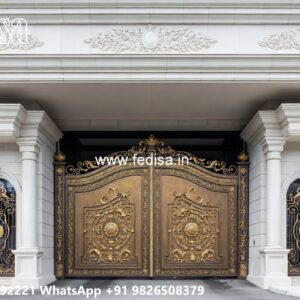 Wooden Gate Design For Home, Modern Wrought Iron Fence Ms Gate Fabrication | Entrance Gates Design