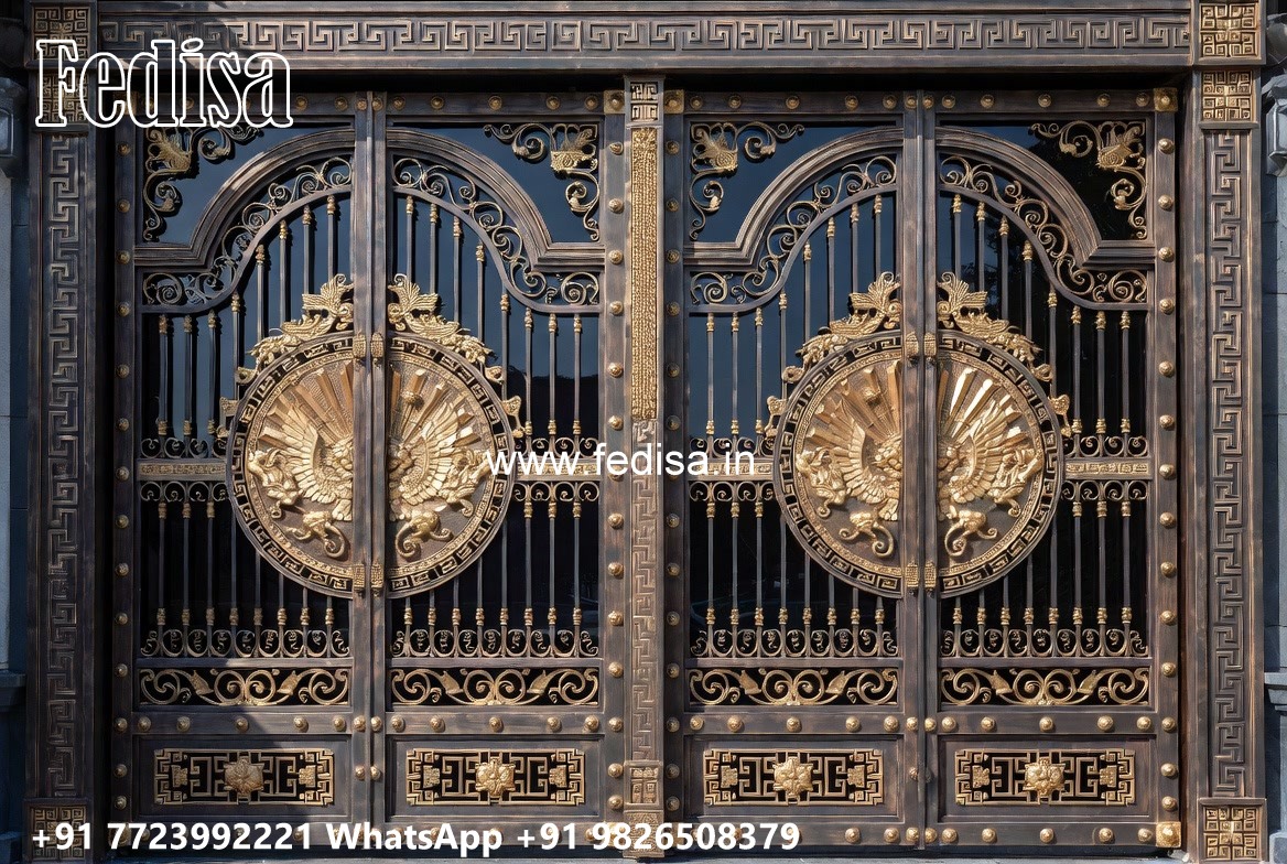 Iron Pipe Gate Design Catalogue, New Gate Design For Home Ms Gate Fabrication | Entrance Gates Design