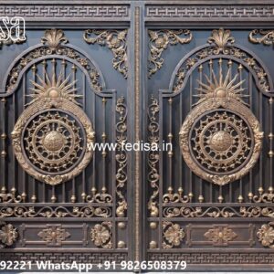 Grill Gate Colour, New Steel Gate Design 2026 Ms Gate Fabrication | Entrance Gates Design
