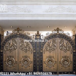 Wooden Gate Design For Home, House Gate Design Iron Ms Gate Fabrication | Entrance Gates Design