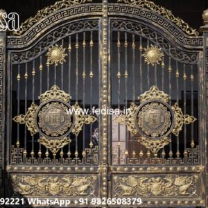 Iron Main Gate Design 2080, Design Gate Steel Ms Gate Fabrication | Entrance Gates Design