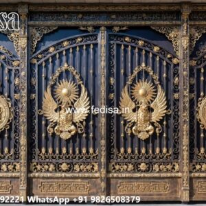 Men Gate Ke Design, Single Grill Gate Design Ms Gate Fabrication | Entrance Gates Design