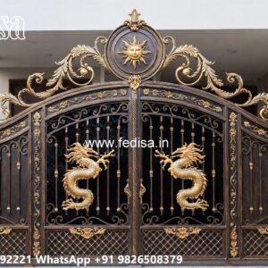 Iron Main Gate Design 2085, Gate Design 2026 Ms Gate Fabrication | Entrance Gates Design
