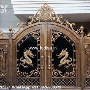 Gi Gate Design, Gate And Wall Design For House Ms Gate Fabrication | Entrance Gates Design