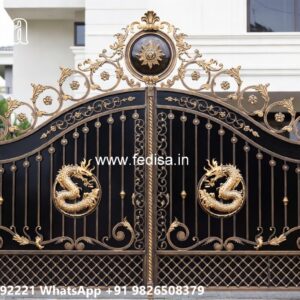 Men Gate Ke Design, Cnc Cutting Design For Gate Ms Gate Fabrication | Entrance Gates Design