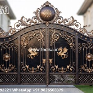 Factory Gate Design, Panel Gate Design Ms Gate Fabrication | Entrance Gates Design
