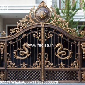 Main Entrance Gate Design, Gates Colour Ms Gate Fabrication | Entrance Gates Design