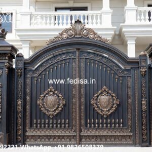 Grill Gate Colour, Aluminium Front Gate Design Ms Gate Fabrication | Entrance Gates Design