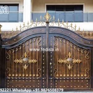 Iron Main Gate Design 2093, Simple Main Gate Design For Home Ms Gate Fabrication | Entrance Gates Design