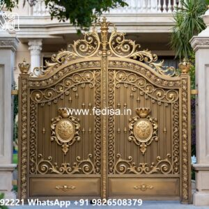 Gi Gate Design, Rajwadi Main Gate Design Ms Gate Fabrication | Entrance Gates Design