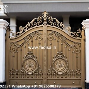 Wooden Gate Design For Home, Boundary Gate Price Ms Gate Fabrication | Entrance Gates Design