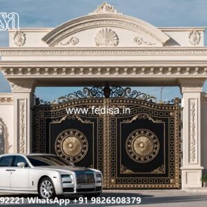 Grill Gate Colour, Outside Gate Wall Design Ms Gate Fabrication | Entrance Gates Design